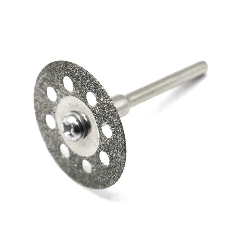 NIANNIAN Diamond Cutting Wheel 40PCS (25mm/22mm/18mm/16mm Each 10) with Mandrel (3mm) 8pcs for Dremel Rotary Tool - Image 5